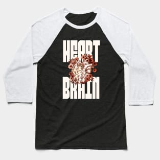 Right balance between head and heart, vintage style Baseball T-Shirt